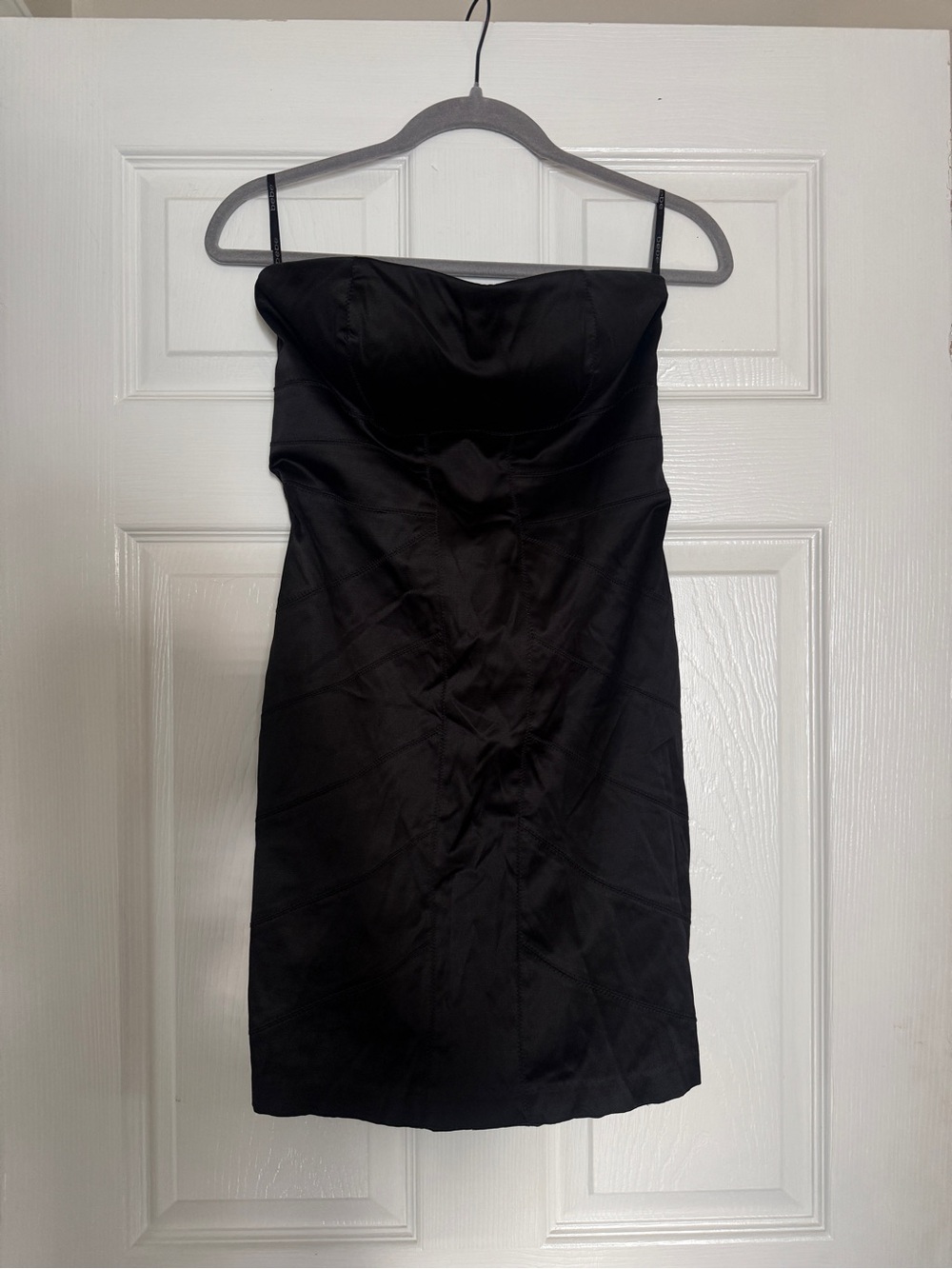 Y2K Black Strapless Dress